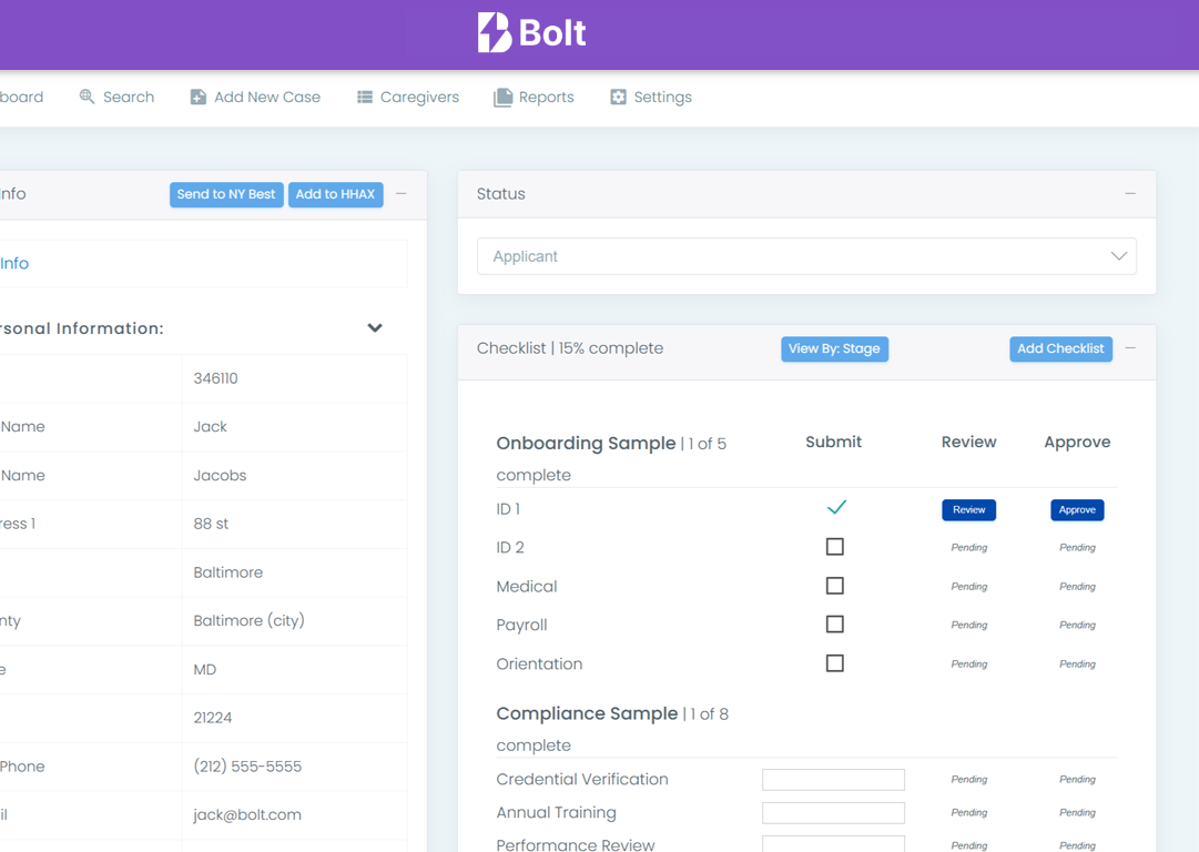 HR Applicant Tracking System